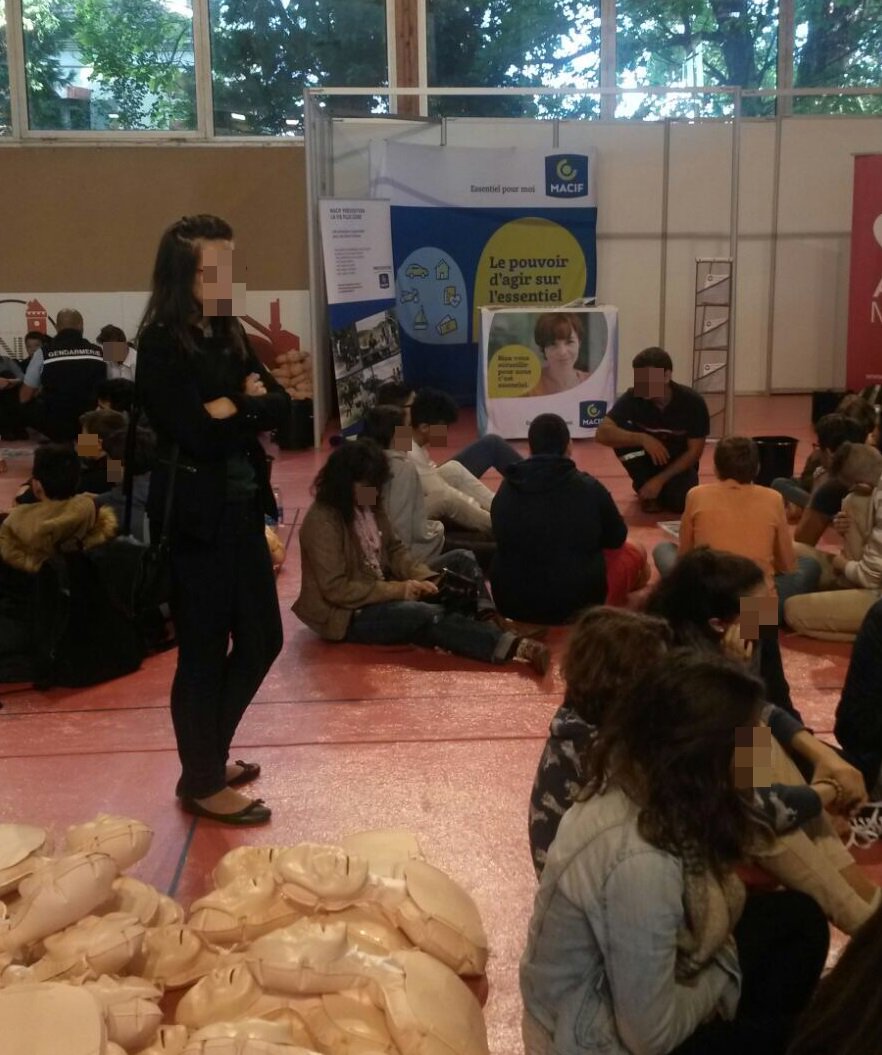 [#Prévention] Aujourd'hui, la #Macif sensibilise et forme près de 1000 lycéens &amp; collégiens aux #GestesQuiSauvent à #VilleneuvesurLot