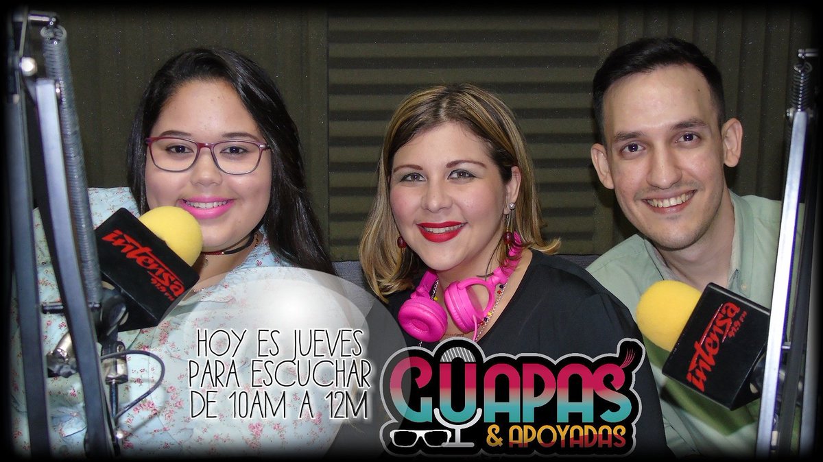 guapasyapoyadas's tweet image. A las 10am comienzan tus dos horas de catarsis por @intensafm 91.9fm intensafm.com con @jacmibelrosas y @StefanoBorrelli