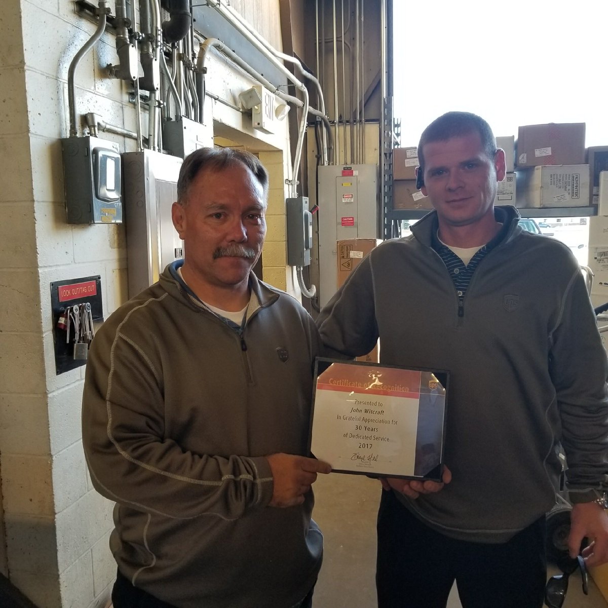 Strachan7Scott's tweet photo. Congratulations John Witcraft RC PTPDS on 30 years of Service!  Your dedication and efforts are appreciated!  #dedication #yearsofservice https://t.co/tt6KgAJz8S