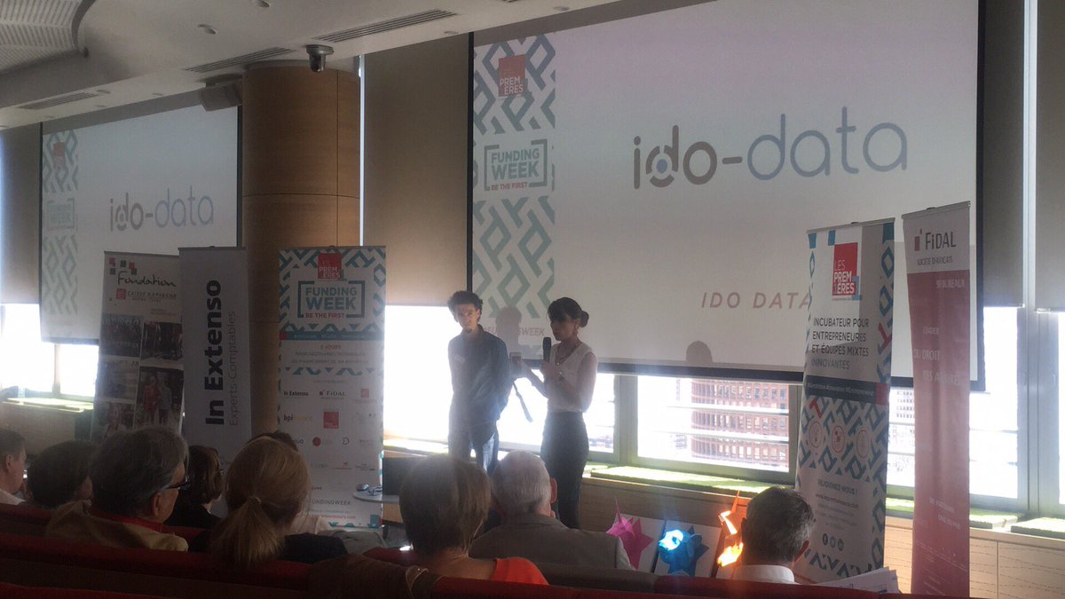 LesPremieresARA's tweet photo. Pitch #fundingweek #lespremieresaura c'est au tour de #idodata 🍀 https://t.co/y13Tx7kCQk