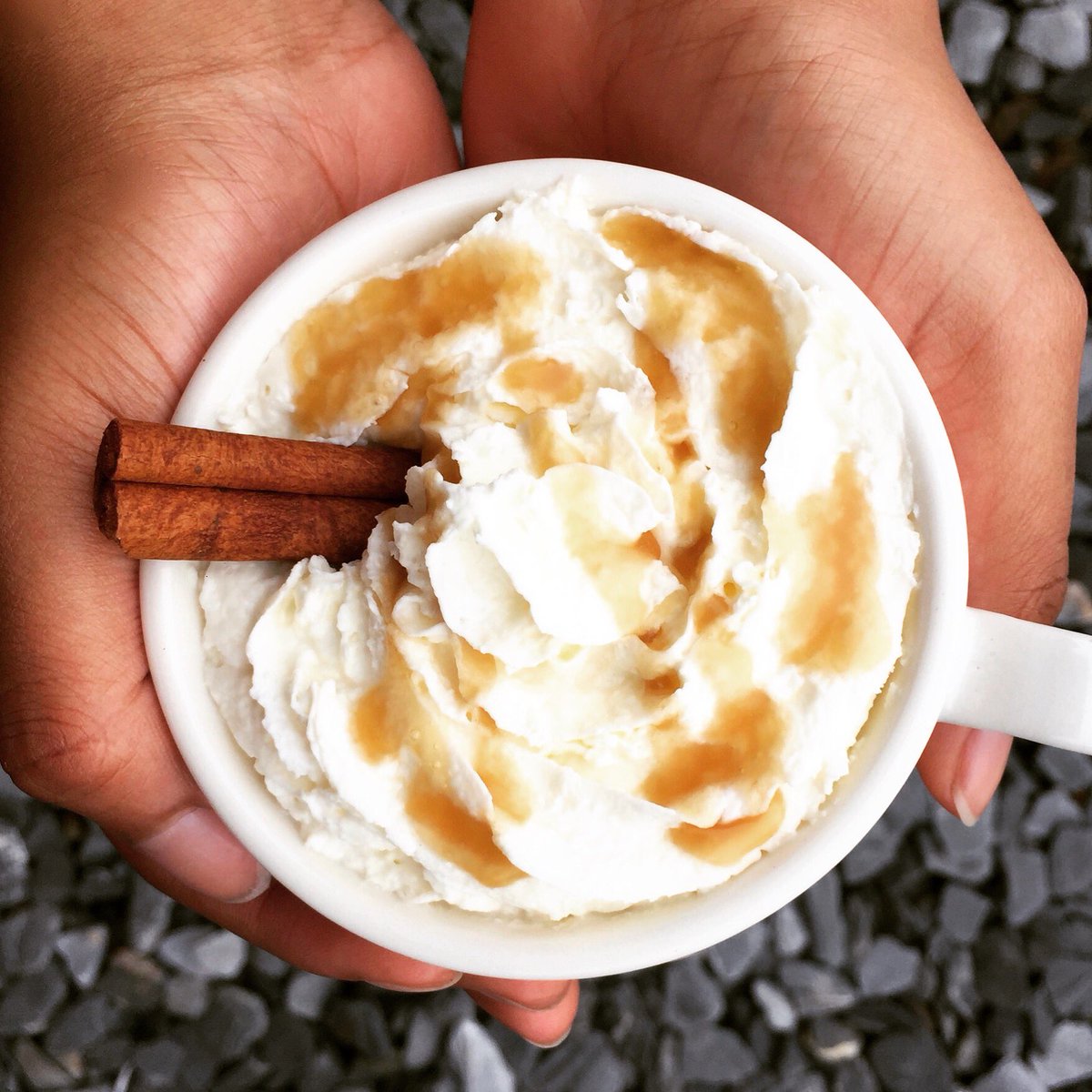 mmm Caramel Apple Cider with a little help from <a href="/Schultz_Farms/">Schultz Farms</a> #local #autumniscoming