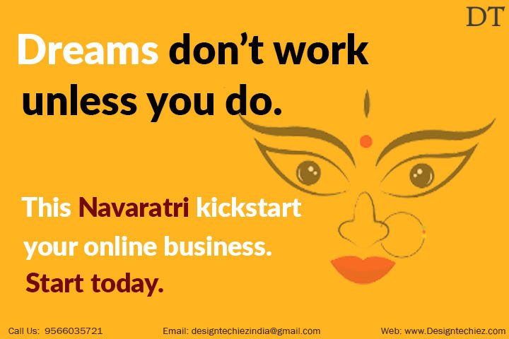 DesignTechiez's tweet photo. Celebrate this Navaratri as business owners with us! #navaratri
#digitalpartners #designtechiez #ecommerce https://t.co/6x9GAjmo2h