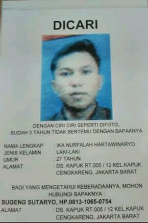 reporterj4il's tweet photo. Selamat malam Temans.. Bantu RT ya Info Orang Hilang.. kasian Ayahnya dah Sepuh, struk. Hanya anaknya ini penyangga hidupnya. Tks teman🙏 https://t.co/i2mOTcKngG