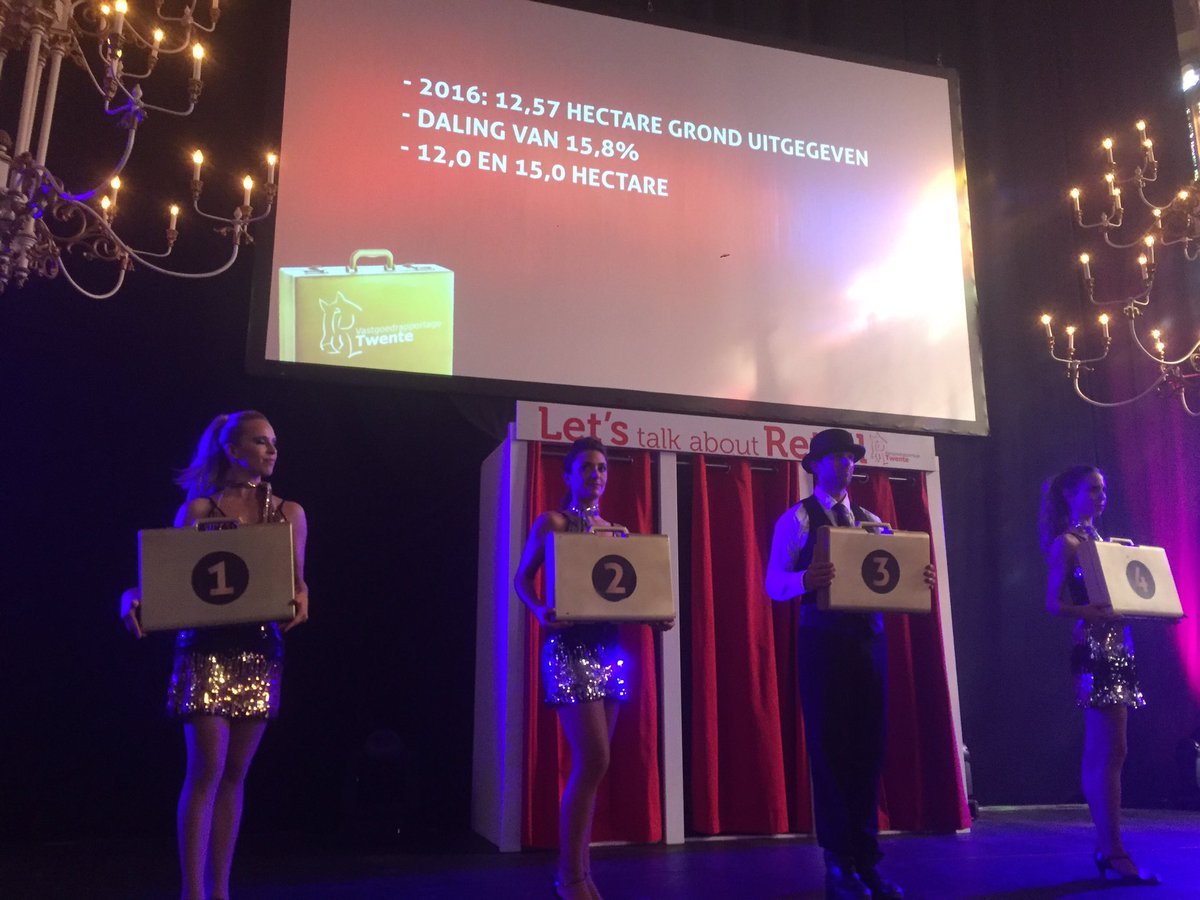 Up and running! De Vastgoedmarkt Twente komt samen voor de presentatie van de cijfers.