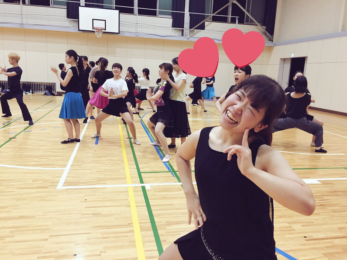 後期の練習会が今日から始まりました♪スローやサンバの基礎練が導入され、難しいけど楽しい！！！✨

「合練しましょ💓お誘い待ってます🎶」(byまこちょ)