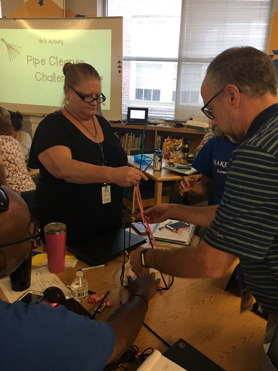 jprideNC's tweet image. Third grade leads 4Cs PD for our aWESome staff #wzrdpd #wzrd4Cs