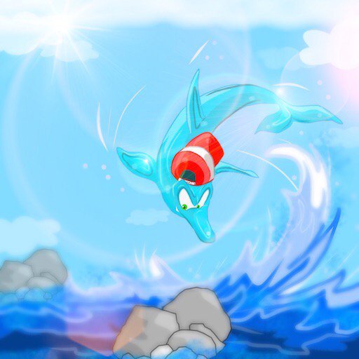 SpriggenImage's tweet image. High Score 5820 in #DodgyDolphin ! Top that! itunes.apple.com/app/dodgy-dolp… #iOS