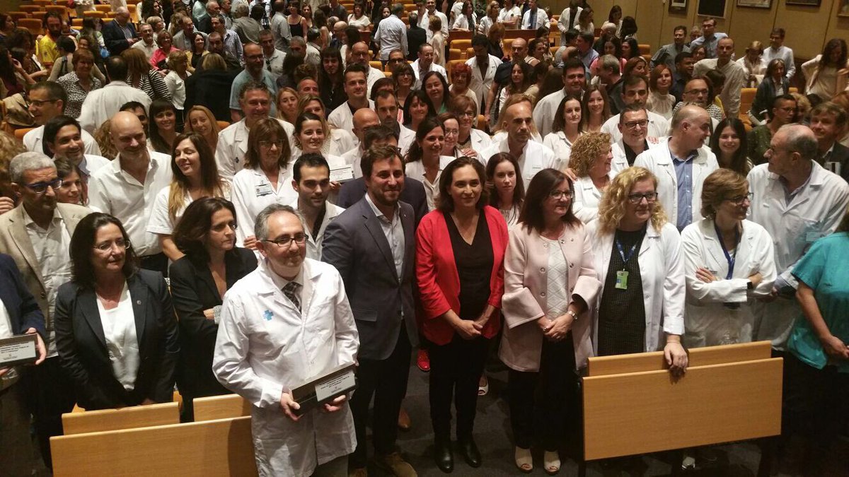 La feina dels professionals sanitaris va ser magnífica durant els atemptats. Avui els hem donat les gràcies