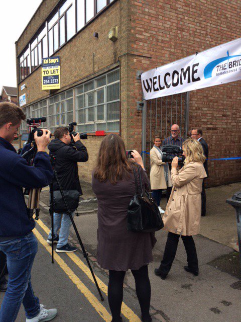 SandstarComms's tweet image. Thanks to @LeicsCares for opportunity to help @LeicesterBridge with media at opening of new centre today #prohelp #charity #homelessness