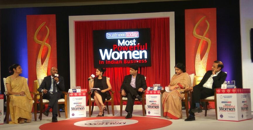 KPMGIndia's tweet photo. There needs to be greater societal understanding for advancement of #women in business & leadership roles: Vandana Chopra @BT_India #MPW2017 https://t.co/tLXvEbgp2w