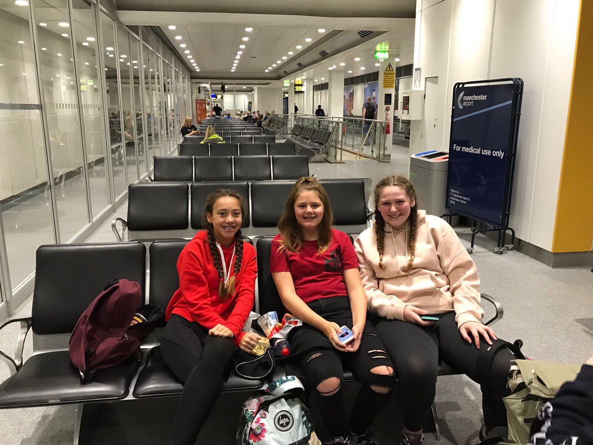 EmrysIntCo's tweet photo. Waiting to board our ✈️ to Copenhagen 🇩🇰 #Erasmus2017 https://t.co/04tBHeosHc