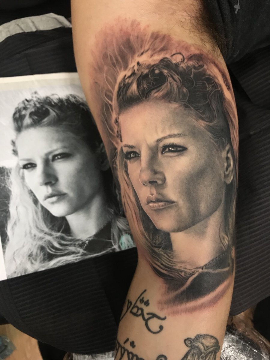 GeeknInked 🜏 on X: New Lagertha Tattoo ... @KatherynWinnick is such a Bad  Ass @HistoryVikings #Vikings #Lagertha #HistoryChannel #KatherynWinnick  t.coUGNMpKamTH  X