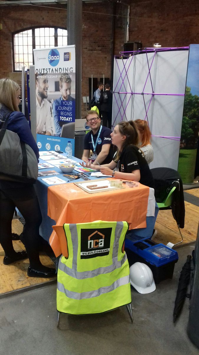 <a href="/NCAapp/">NCA Apprenticeships</a> and <a href="/3aaaUKDerby/">3aaa Derby</a> are at the Skills Festival in Derby! Come and say hi and learn about the courses we are running! #getingofar #Derby