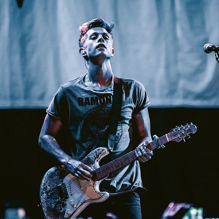 TheVampsJames's tweet photo. Brazil &amp; Argentina have been incredible. On to New Zealand now. @ernieball https://t.co/3Ini4IHmbM