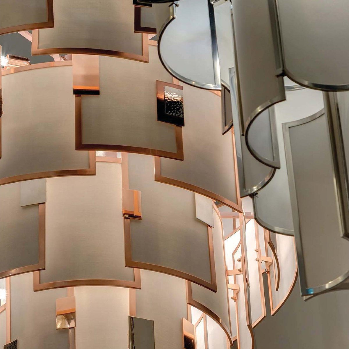officinaluce's tweet photo. Shade Applique with five lights and satin gold finish 
#shade #officinaluce #noveltiesedition #2017 https://t.co/6RY878P1F8