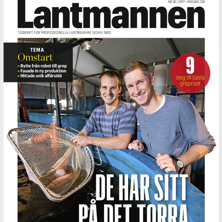 Nytt nummer av #tidningenlantmannen ute nu! TEMAOMSTART #växtodling #teknik #företag #lantbruk #forskning #gris #mjölk #kött #kyckling