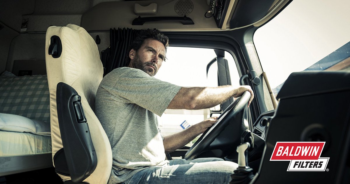 BaldwinFilters's tweet image. Truck drivers spend a lot of time inside a truck cab. It&apos;s important to protect the air they breathe. ow.ly/5F3b30f9zEJ #baldwinbest