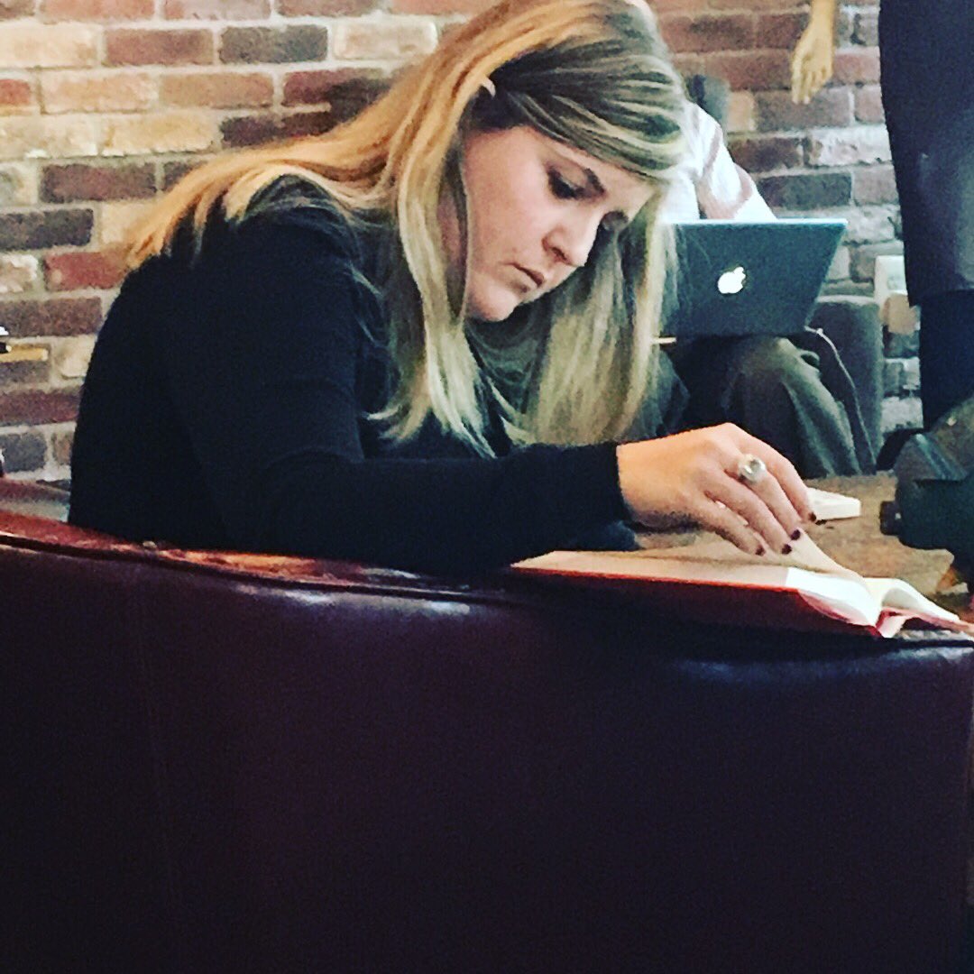 TraciSchweikert's tweet photo. @POLITICOCareers team spent quality time @BayouBakery โ๏ธcatching up on our favorite HR/Leadership reading ๐#radicalcandor #thecoaching habit https://t.co/X1JY01IrH8