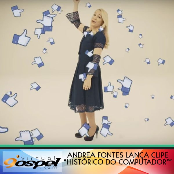 Andrea Fontes lança clipe “Histórico do Computador”. Leia mais em bit.ly/2ys6JsR <a href="/AndreaFontess/">Andréa Fontes</a> <a href="/somlivre/">Som Livre</a> <a href="/VoceAdora/">Você Adora</a> #gospel