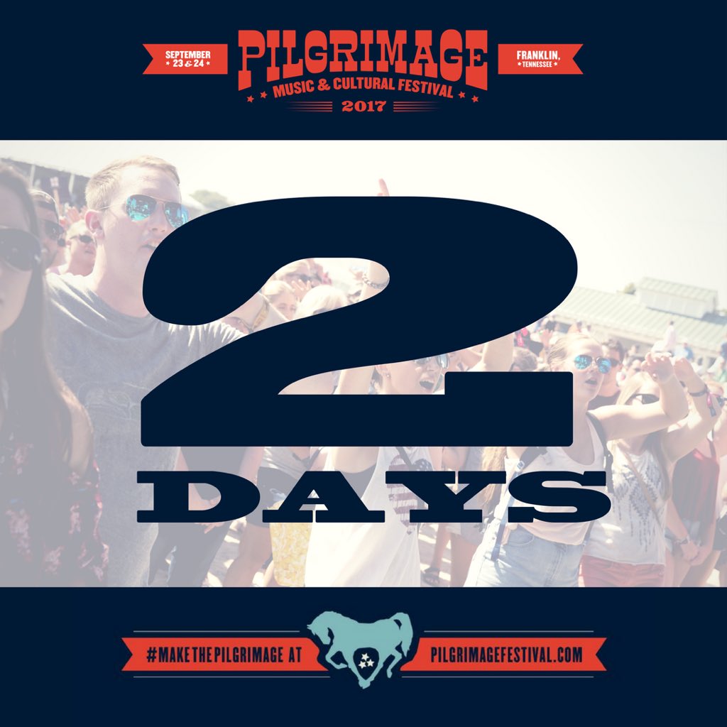 PilgrimageFest's tweet image. TWO MORE DAYS till #Pilgrimage2017 Are Y'all Ready!? #MakeThePilgrimage