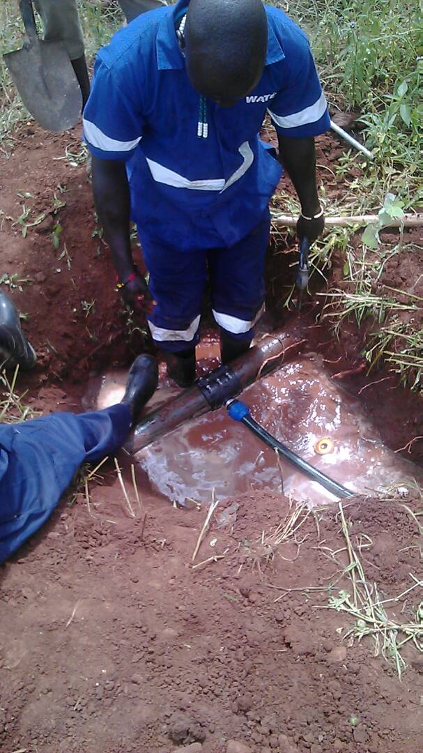 nwscug's tweet photo. Happy to serve:Moroto-Karamoja technical team heading out to connect new customers in Acholi inn village #NwscWorks #Water4all @NWSCMD https://t.co/7eg0kzTFOZ