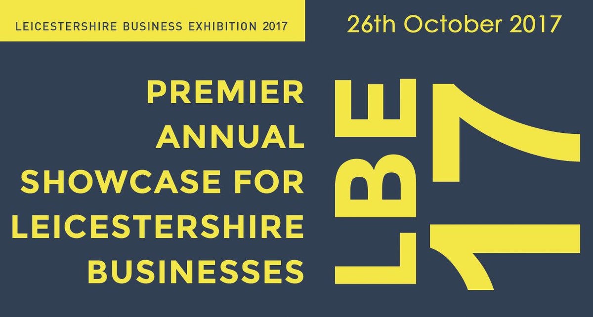 dalysystems's tweet photo. Diary date - Leicester Business Expo, 26th Oct 2017, King Power Stadium, we hope to see you there https://t.co/yENBc1eVAl #LBE2017 https://t.co/LKMTJEfwEw