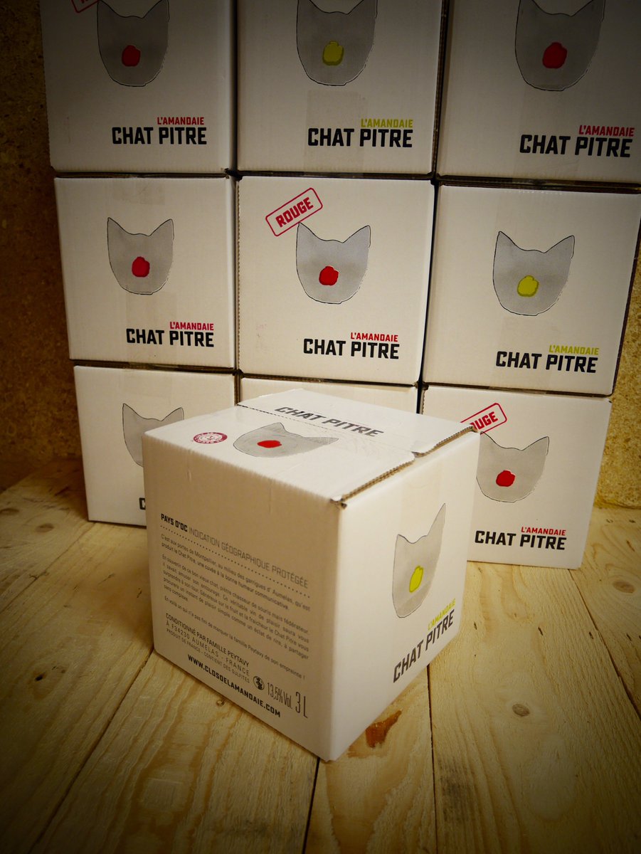 Vins Pays D Oc Igp La Gamme Chat Pitre Du Clos De Lamandaie Se Decline Maintenant En Bib De 3l Au Format Cubique On Adore Tastepaysdoc T Co Kzhadzazdv