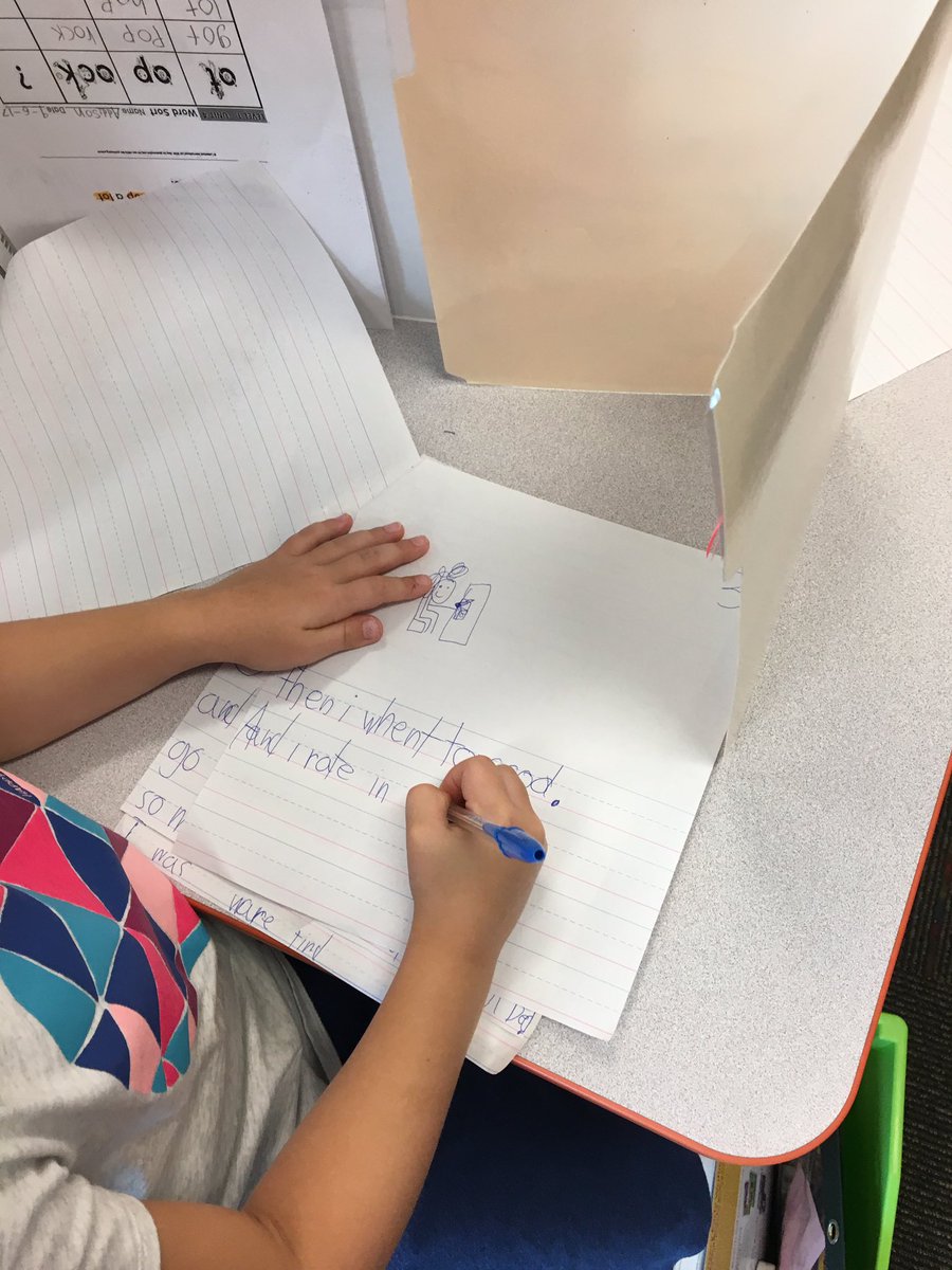 hlvaron's tweet photo. #ondemandwriting in 1st @TCRWP @RidgeviewKISD #KellerLiteracy https://t.co/PvuPyR9pup
