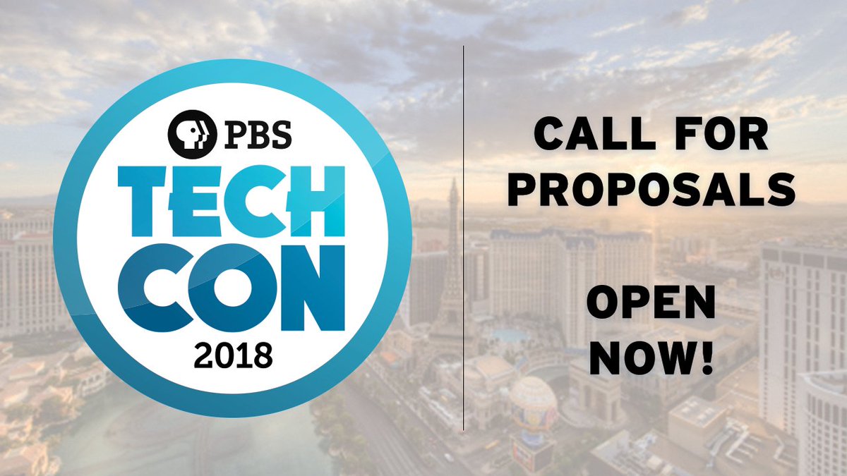 PBSTechCon's tweet image. #TechCon18 Call
For Proposals Now OPEN
Send yours in today!
pbstechcon18.exordo.com
#TechConHaiku