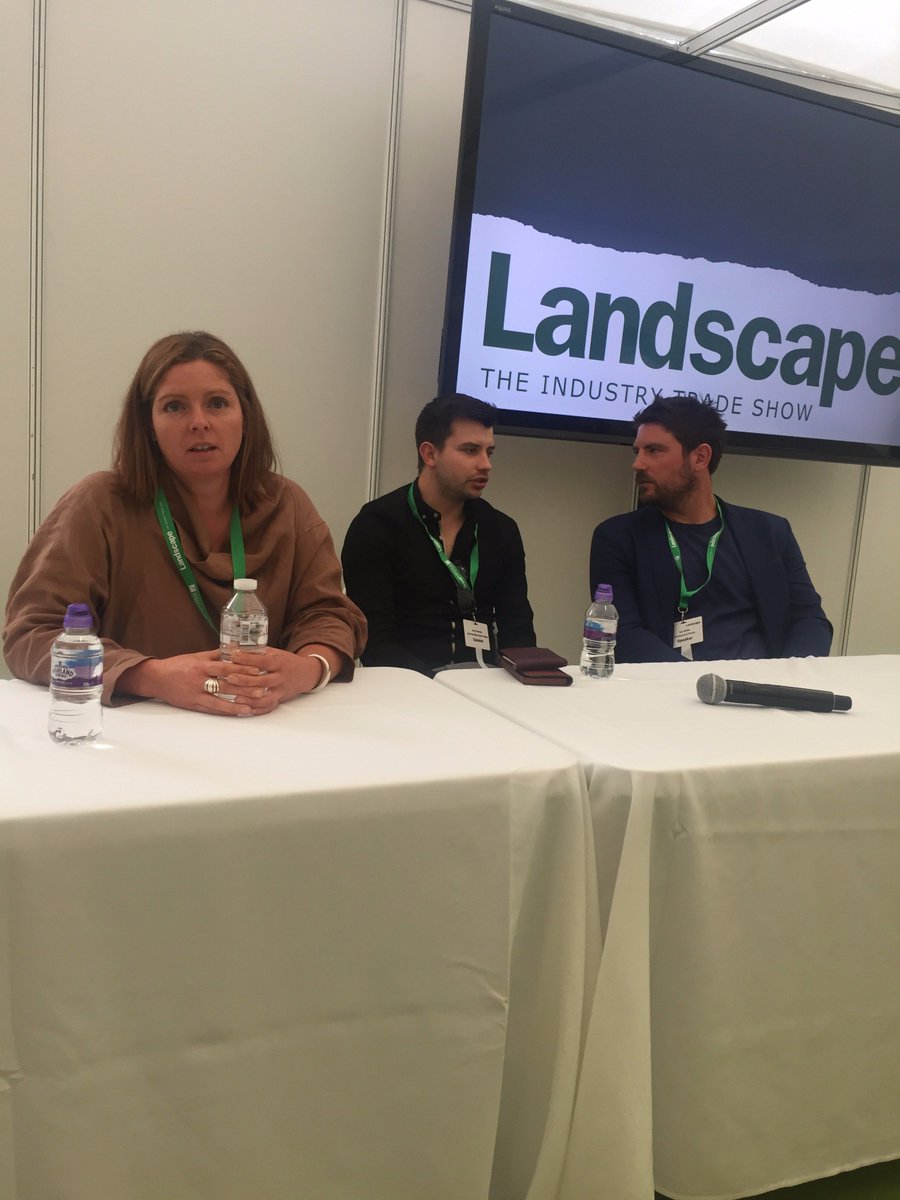 Puckamuck's tweet photo. Enjoyed a seminar @LandscapeEvent with @swilson09 @Guy84watts and @jackdunckley #Landscape2017 #gardening #grow #businesstips https://t.co/1sasURepdB