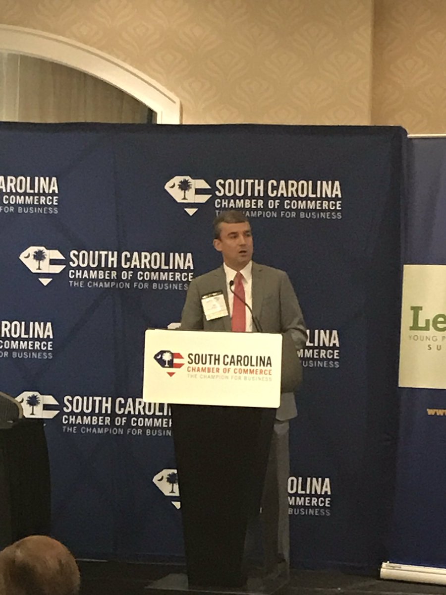 HSBlawfirm's tweet image. @willjohnsonsc introducing today's @LeadSCSummit lunch keynote, Joe Walker. #LeadSC2017