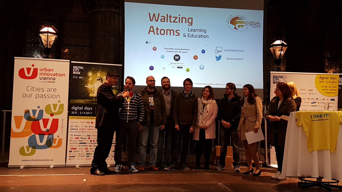smartcityWien's tweet photo. Wold Summit Award-Verleihung bei den #digitaldays17 #digitalcity #wien https://t.co/m6qsTSmLQd