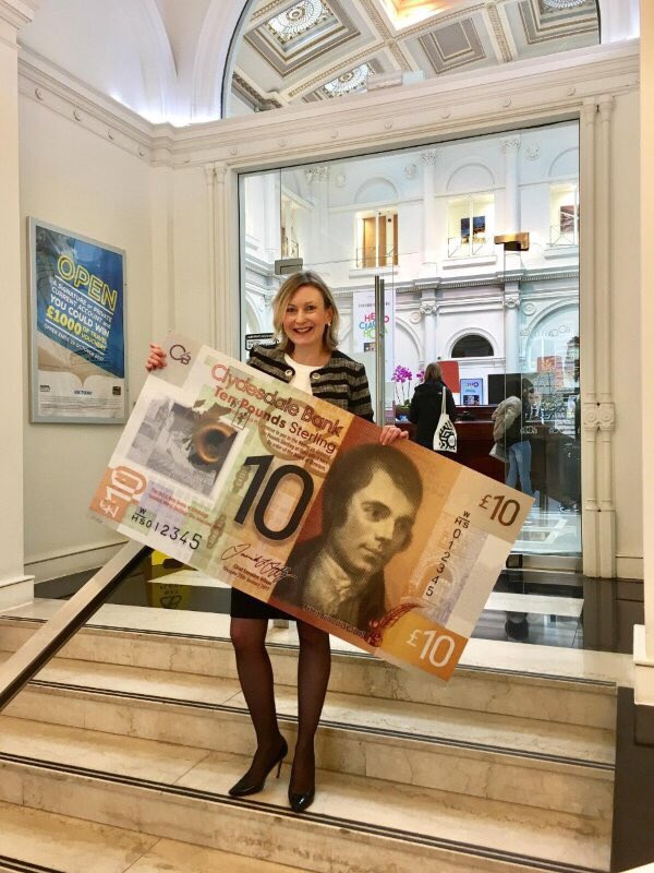 CEOVirginMoney's tweet image. Another example of innovation at Clydesdale #tenpoundnote