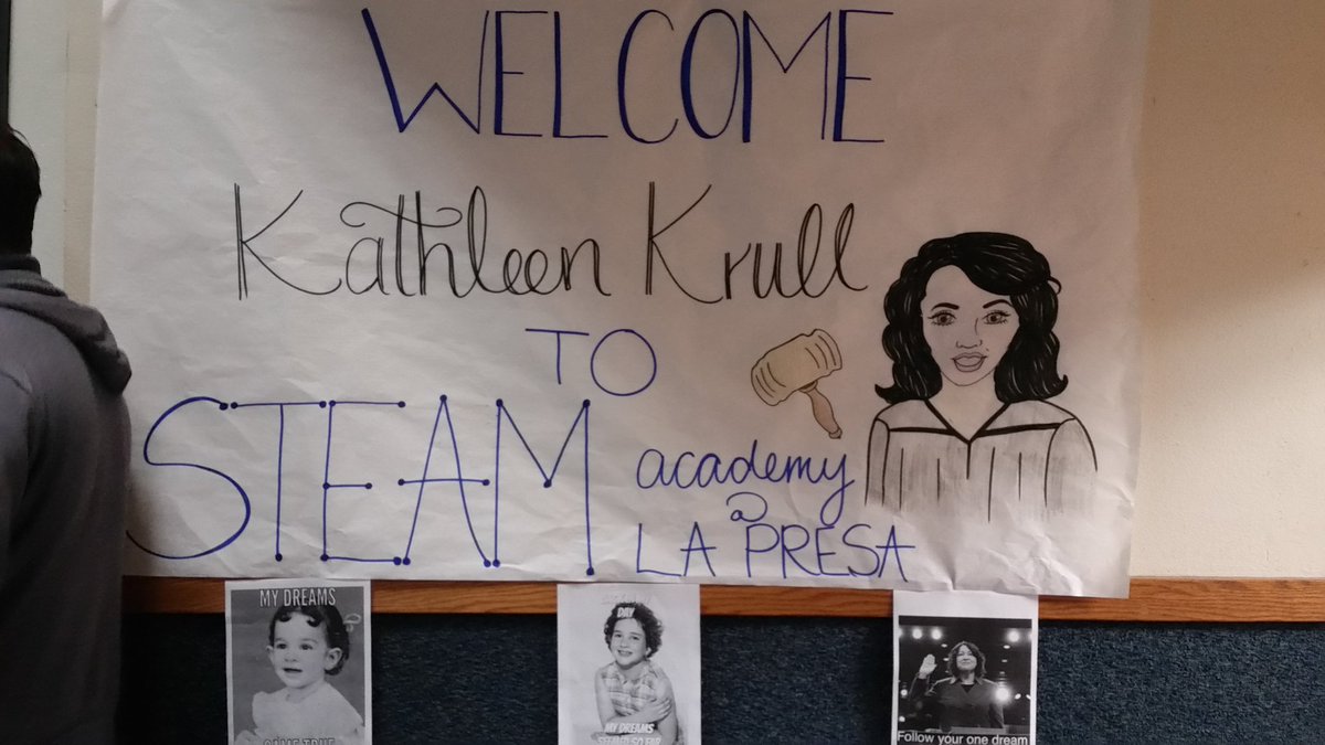 virginialoh's tweet photo. @SDSUAztecs4Ed event celebrating Kathleen Krull at La Presa STEAM. AFE gave away 1000 books, thanks to SDSU Improving Futures Fund. https://t.co/s5T7Dwvkiv