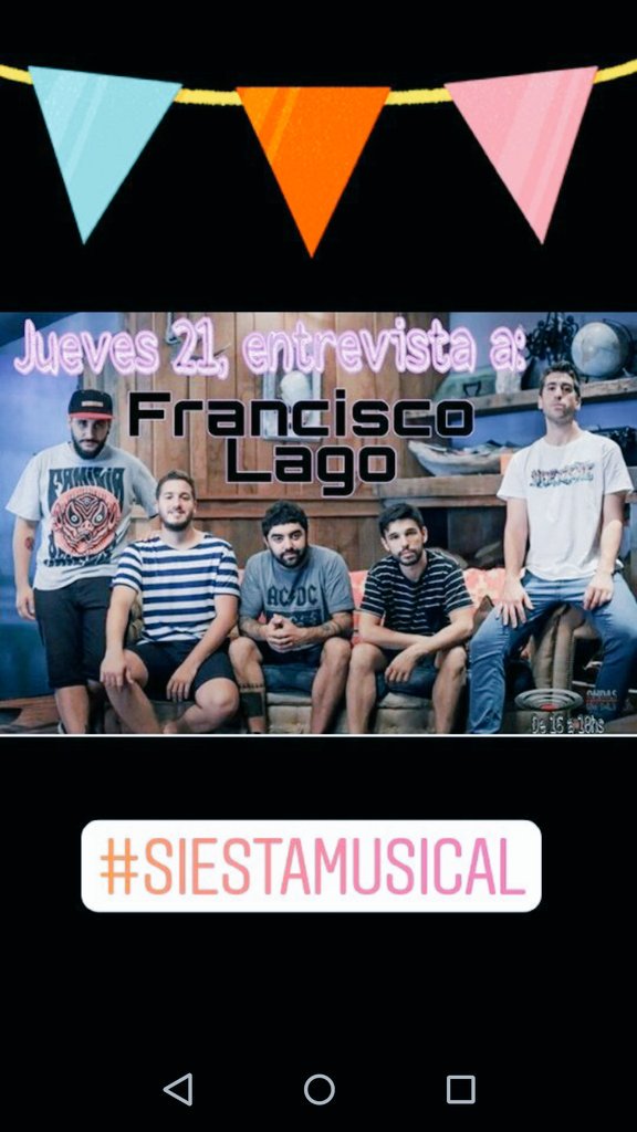 SiestaMusical's tweet photo. ¡Hoy noton a los chicos de @ElCharcoLaPlata
Prendete a la FM 94.3 de 16 a 18hs #SiestaMusical #FelizPrimavera #BuenJueves https://t.co/yJjVAoOEjn