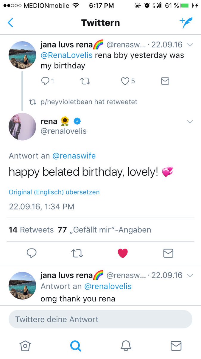 renaswife's tweet photo. @renalovelis IT'S THAT TIME OF THE YEAR AGAIN GIRL 💗💗 https://t.co/cxR8DgXl84