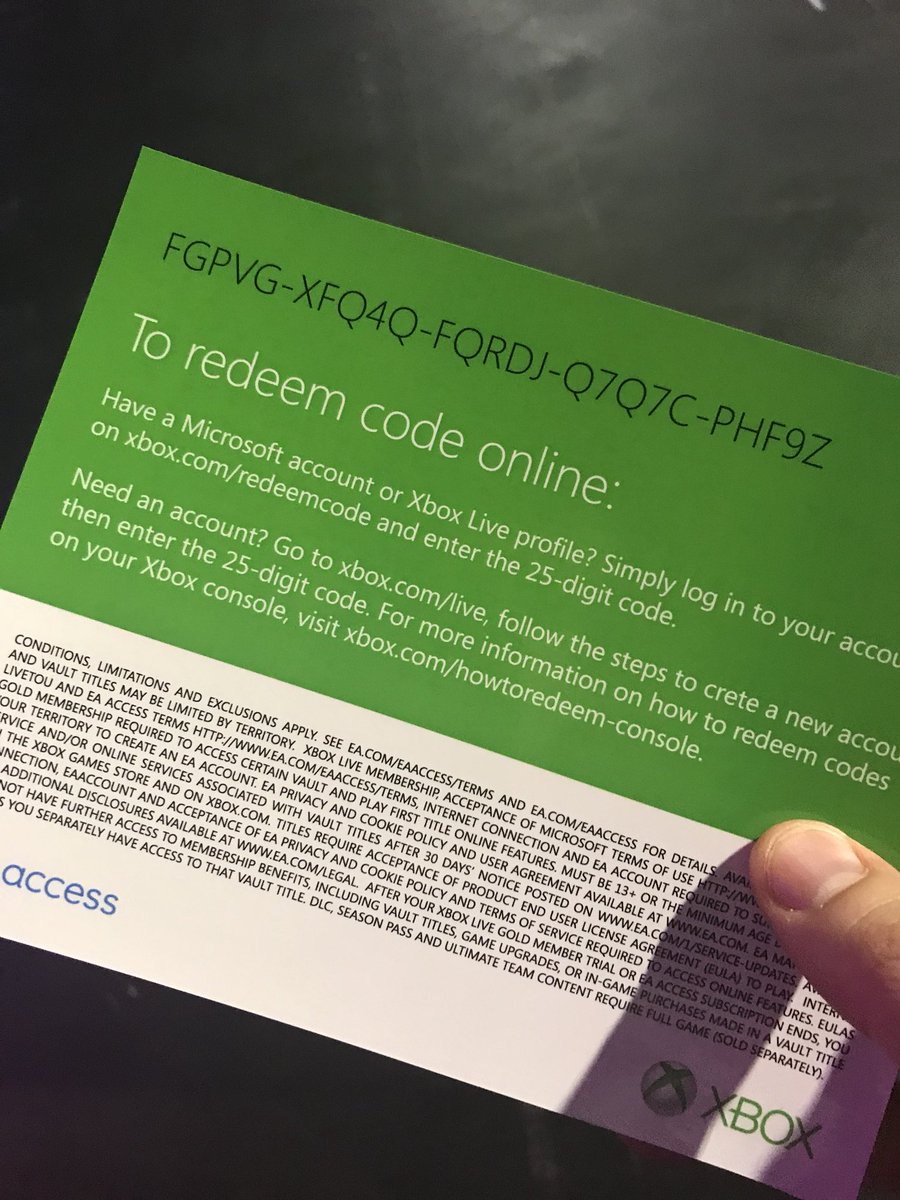 EA Access! I’ve got some 1 month codes for ya. RT this and I’ll pick another 5 winners tomorrow.