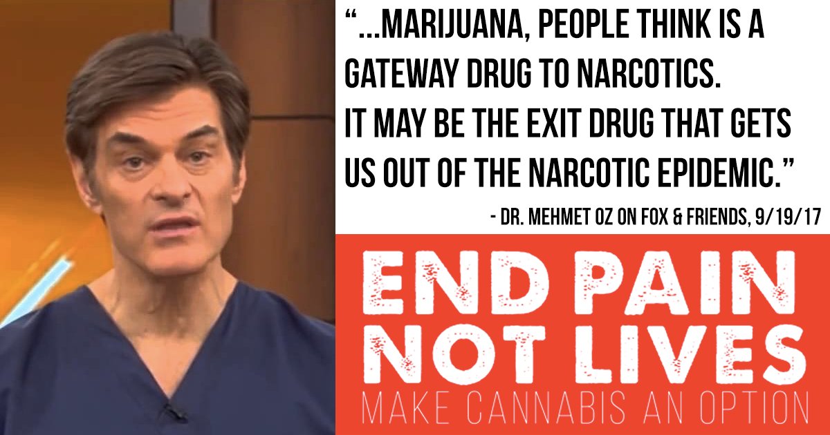 SafeAccess's tweet image. .@DrOz surprises the hosts of “Fox &amp;amp; Friends” by talking about America’s #cannabis hypocrisy safeaccess.us/2w9xVeC #EndPainNotLives