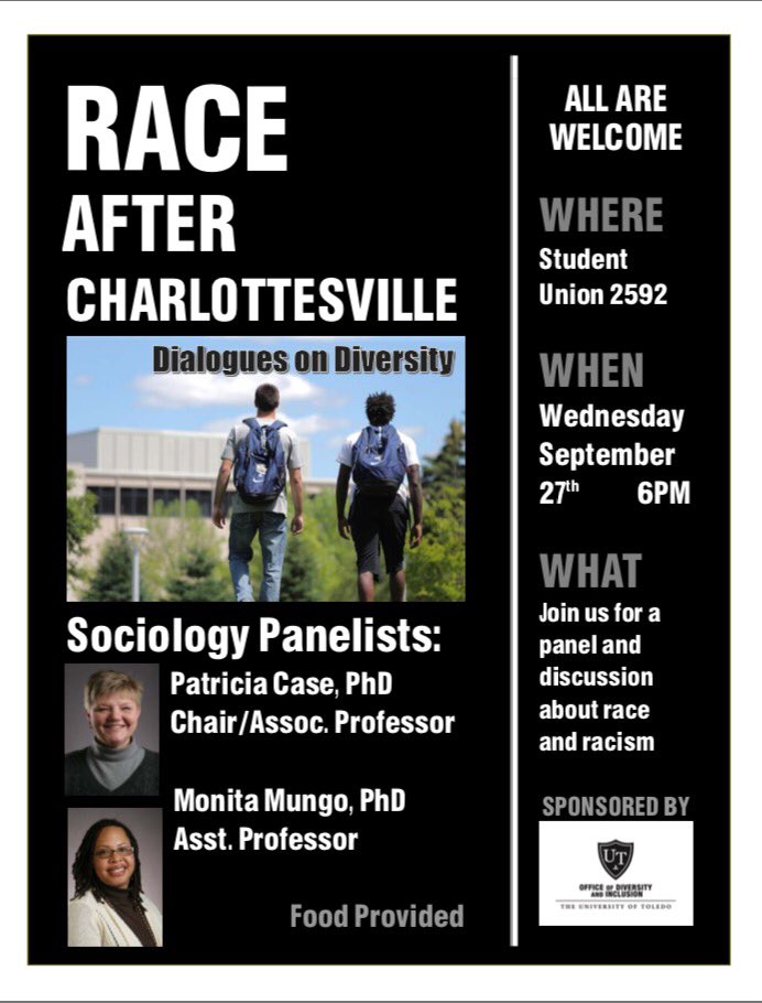 UTDiversity's tweet photo. Our first Dialogue on Diversity will be Sept. 27th at 6pm. Hope to see you there! #utdiversity π https://t.co/YBsM8v0lVW