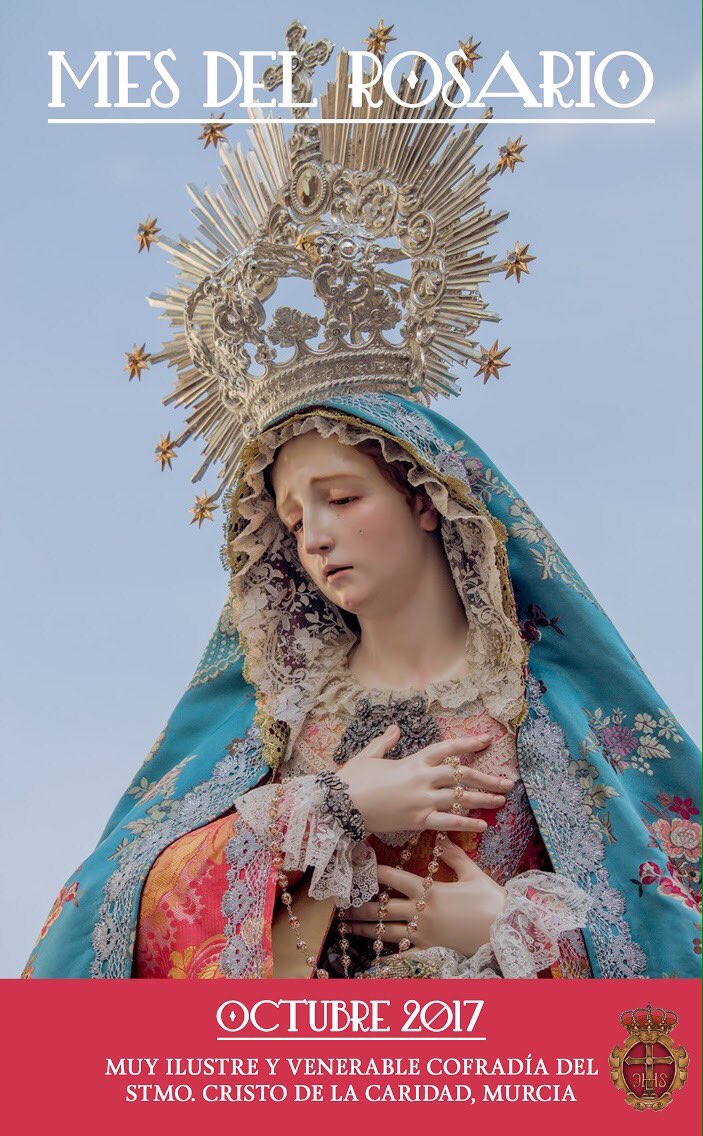 CofraCaridad's tweet image. En tan solo unos días comienza el #MesdelRosario 
¡Acompañemos a nuestra Madre en su mes!

#RosariodeCaridad #OctubredelRosario