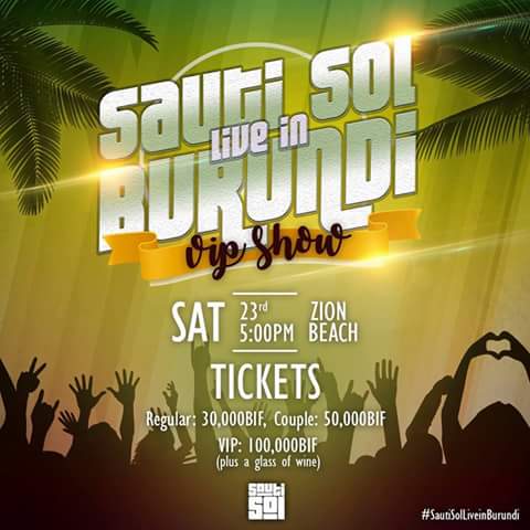 MountZionHotel's tweet photo. Avez-vous déjà votre ticket pour ce samedi le 23 septembre ? Zion Beach 18h. Contactez vos amis et dites-leur 💃 #SautiSolLiveinBurundi https://t.co/vCiaQS899x