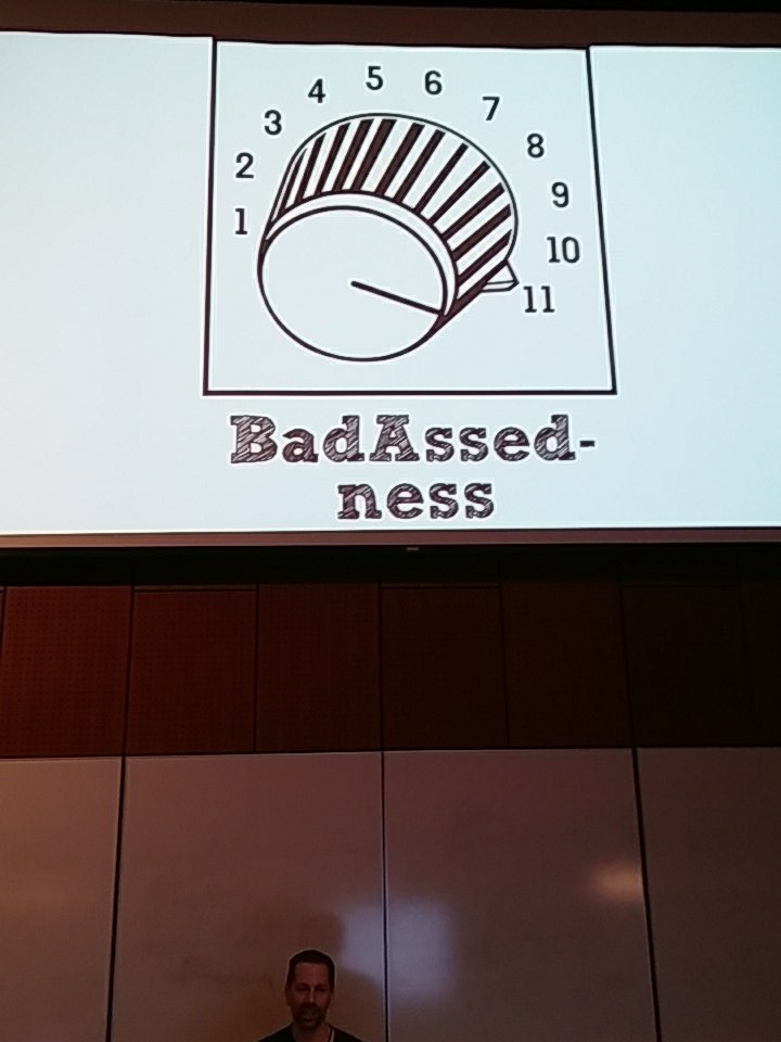 This knob is important. Make sure it's turned to 11! #Reanimate4