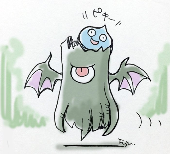 Fuju Twitterren まいごのスライムを森の入り口まで送ってくれるふゆうじゅ