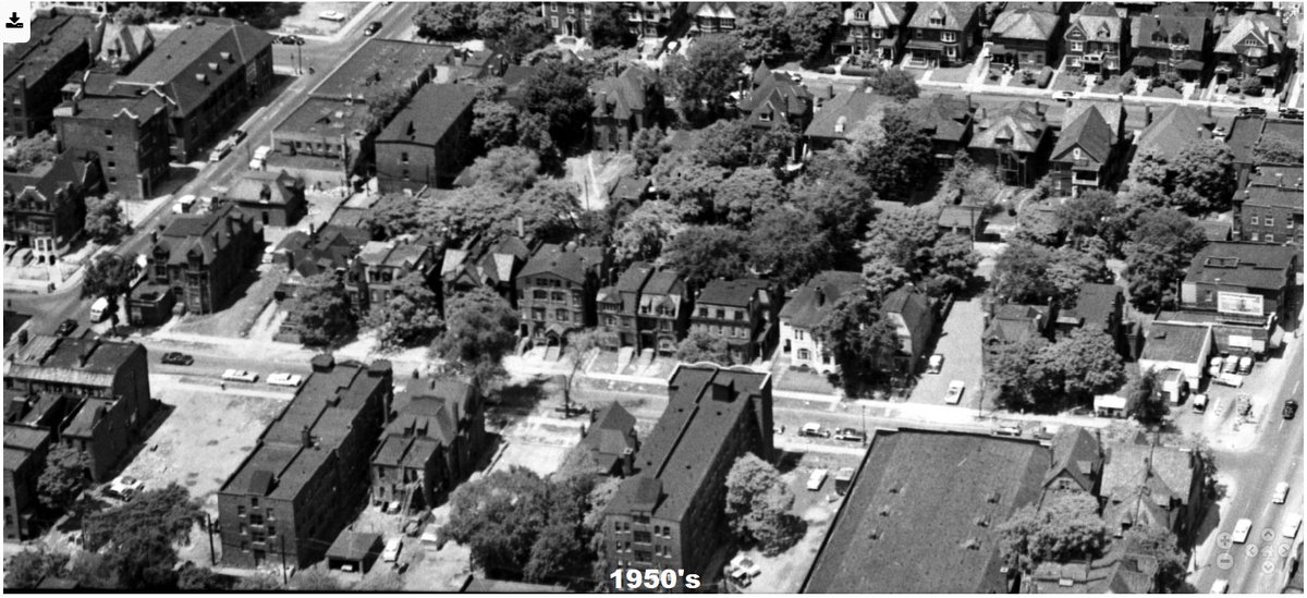 Detroit Street View On Twitter Detroit Brush Park 1950 S 2015 Aerial Showing Density Of Bp Before The Abandonment Neglect Four Circled Homes On Watson St Still Stand Https T Co 1ehhu4onw7