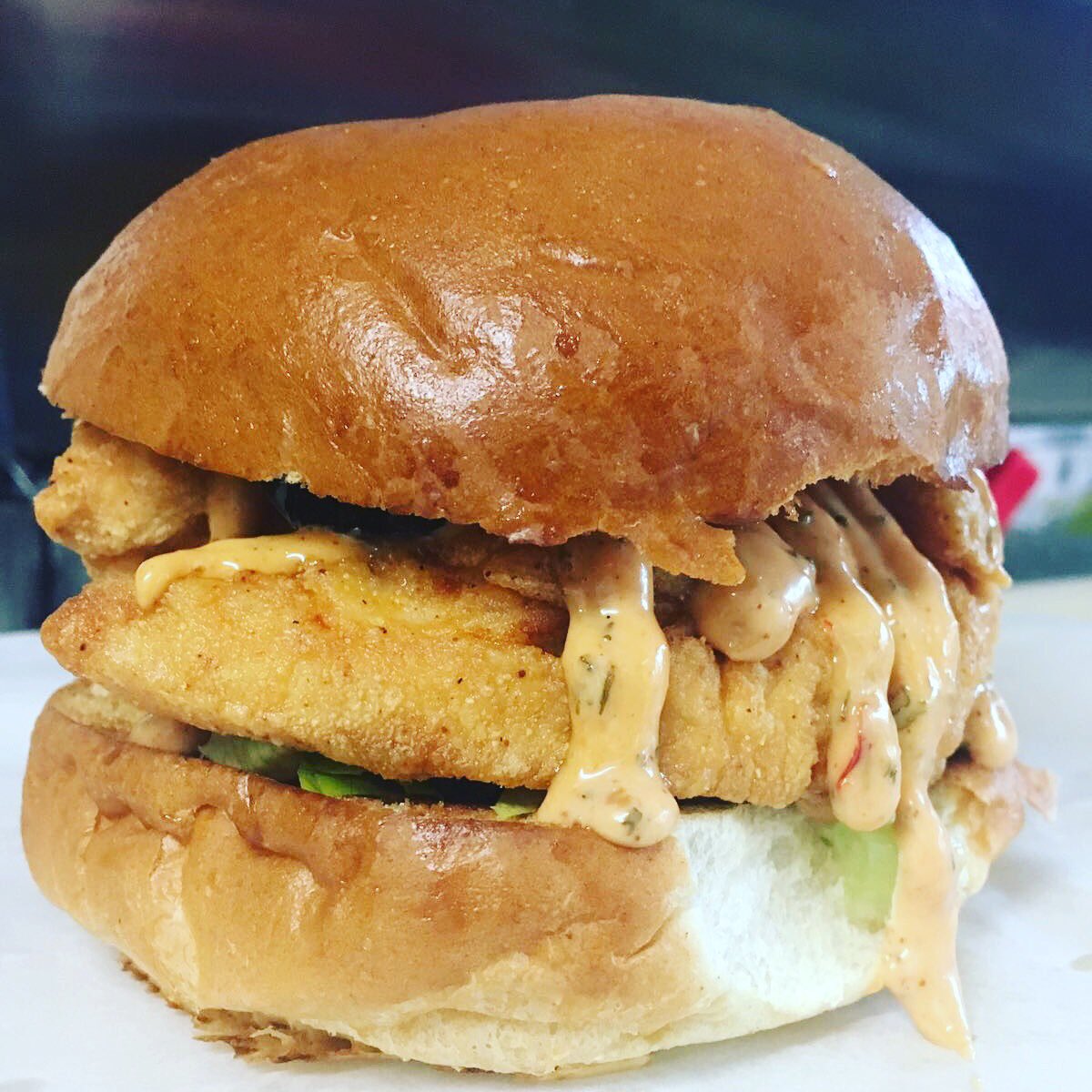 crispyorgrilled's tweet photo. open now till 2am at 2220 brazos st! Try our amazing original crispy chicken sandwich! With Oh so good original sauce. #crispyorgrilled https://t.co/If5GcnPE0V
