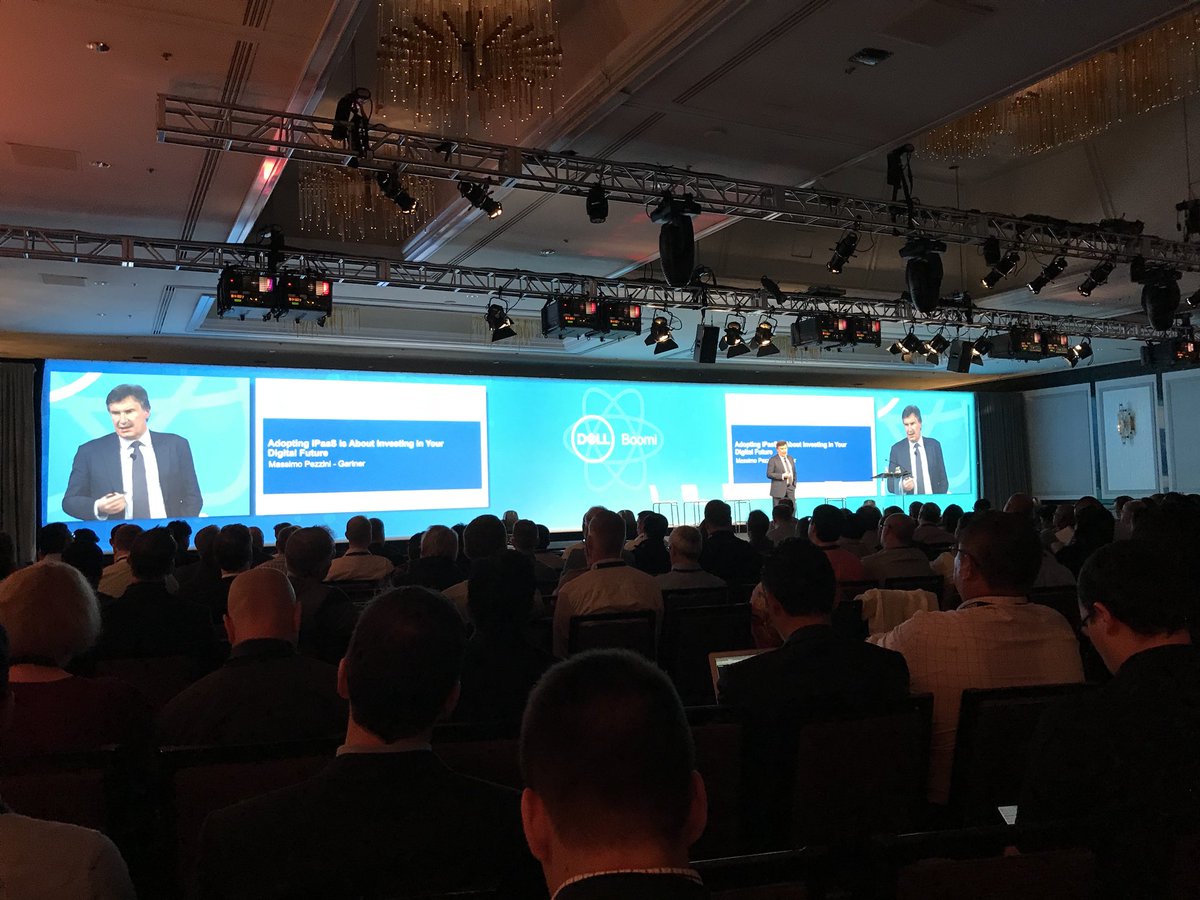 MeindertVanD's tweet photo. At @boomi world in San Francisco. #iPaas market will grow from 500M in 2016 to 3B in 2021. Enough work to be done! https://t.co/BrnG8xYTNP