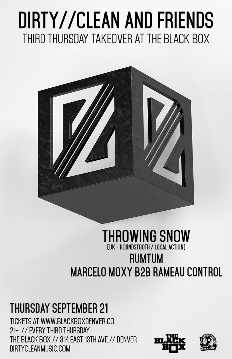 Tonight we host <a href="/ThrowingSnow/">Throwing Snow</a> all the way from London! @rumtumcreations and @marcelomoxy / rameau control warm it up!