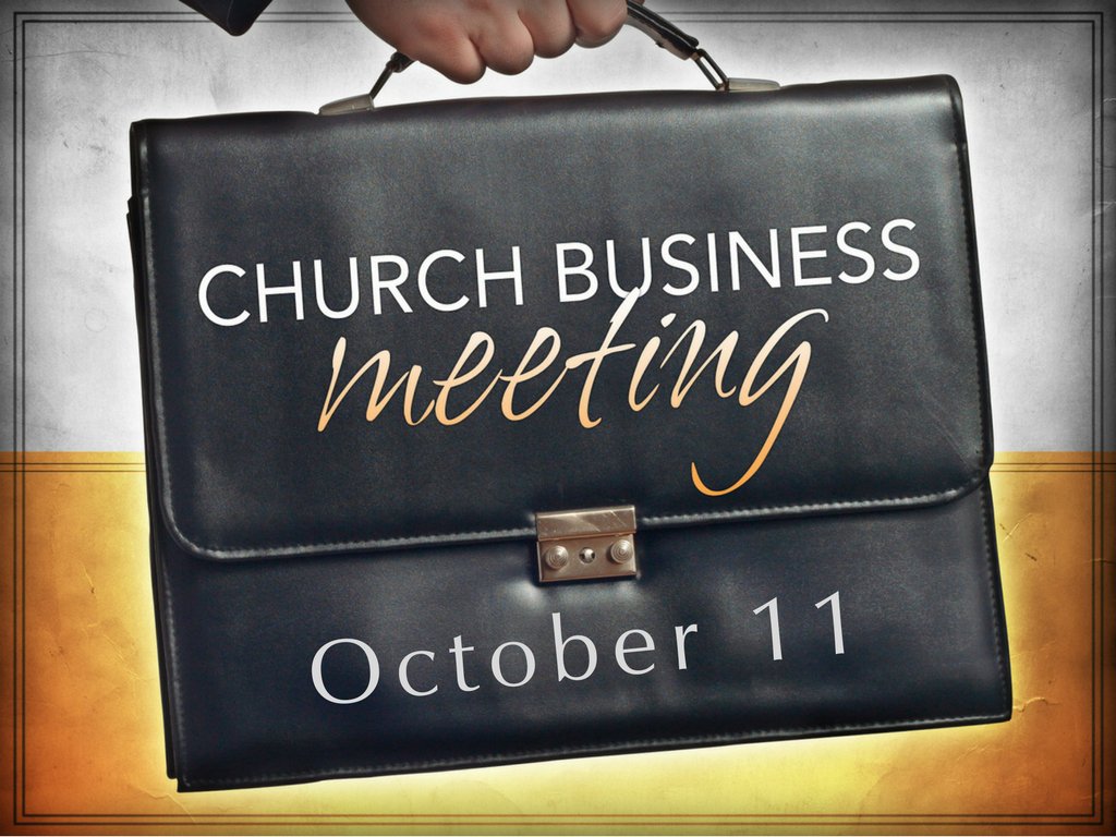 FBCDelray1's tweet photo. Mark your calendars! Business meeting October 11th. #fbcdelray https://t.co/bsKMrSta9e
