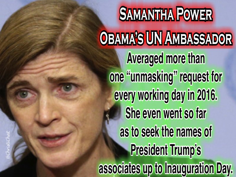Samantha Power sought to unmask Americans on almost daily basis
