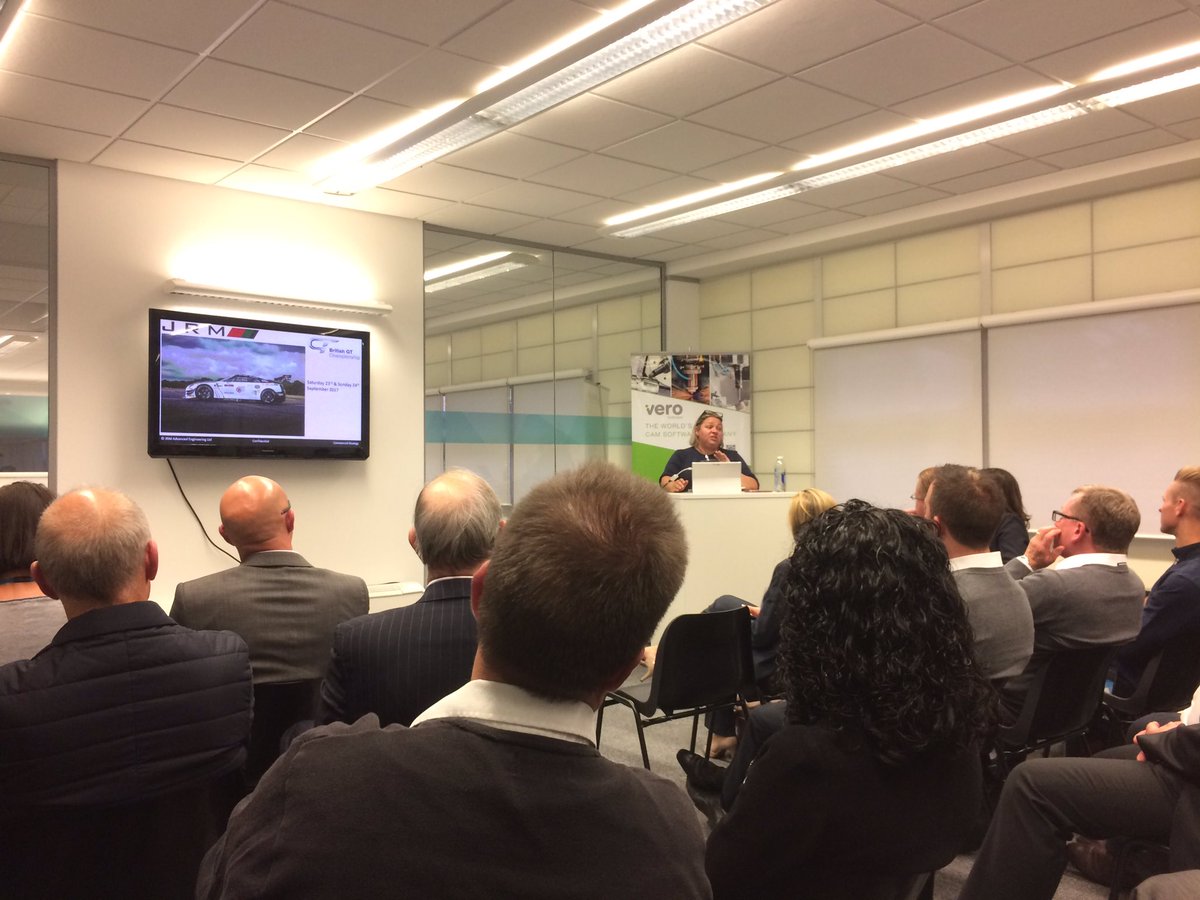 Speaking at Silverstone Tech Park, JRM's Sally Povolotsky says the future of motorsport is all about EVs